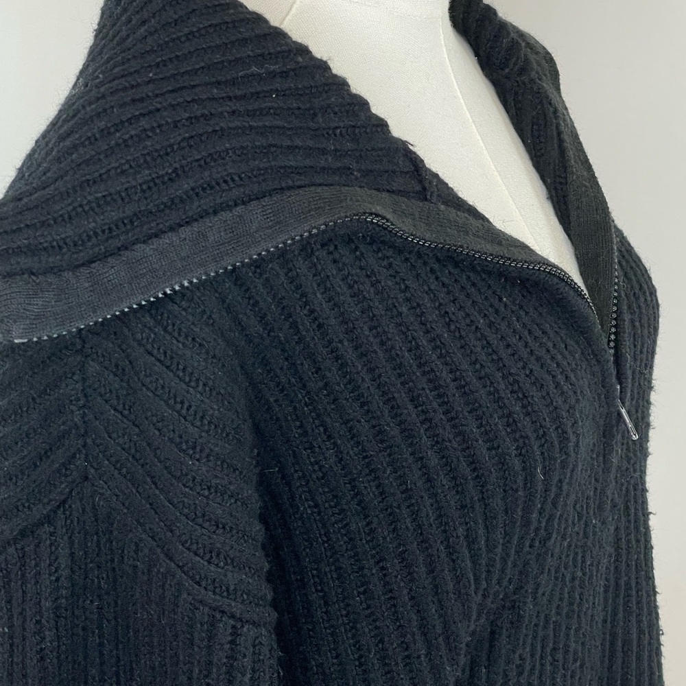 Sweet Baby Jamie Black Half Zip Sweater, M - Picture 8 of 10